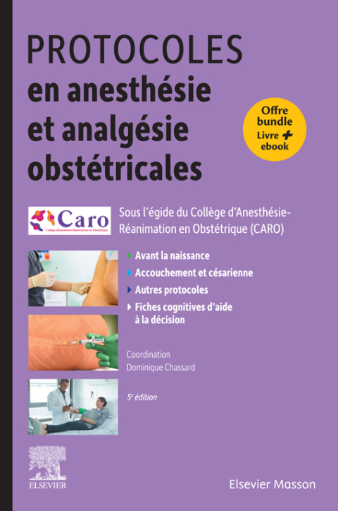 Cover image for book Protocoles en anesthésie et analgésie obstétricales