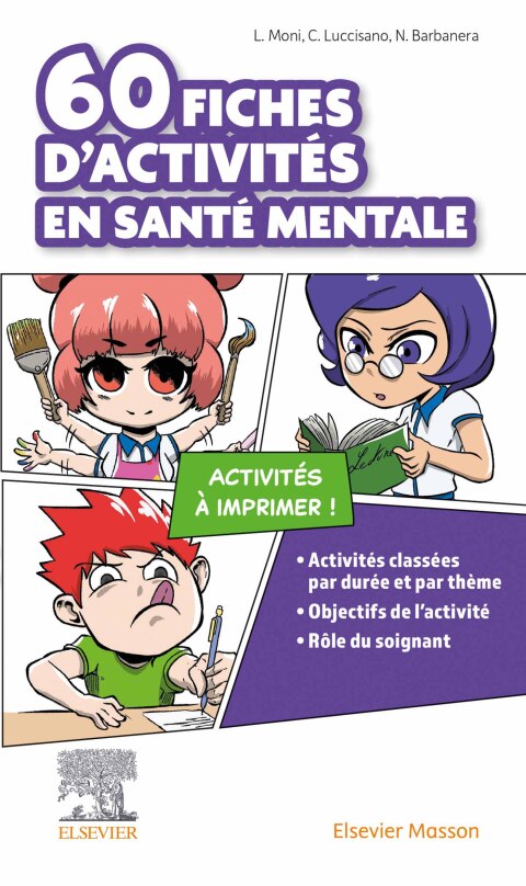 Cover image for book 60 fiches d'activités en santé mentale