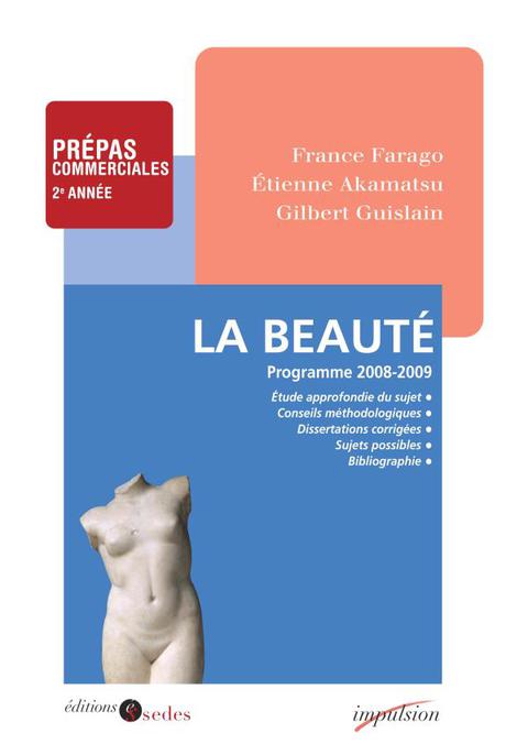 Cover image for book La Beauté
