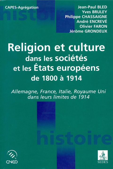 Cover image for book Religion et culture dans les sociétés et les États européens de 1800 à 1914