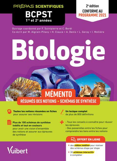 Cover image for book Mémento de Biologie BCPST 1re et 2e années : Prépas scientifiques