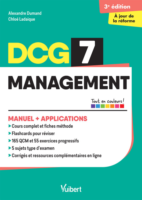 Cover image for book DCG 7 - Management : Manuel et Applications - Réforme 2026-2027