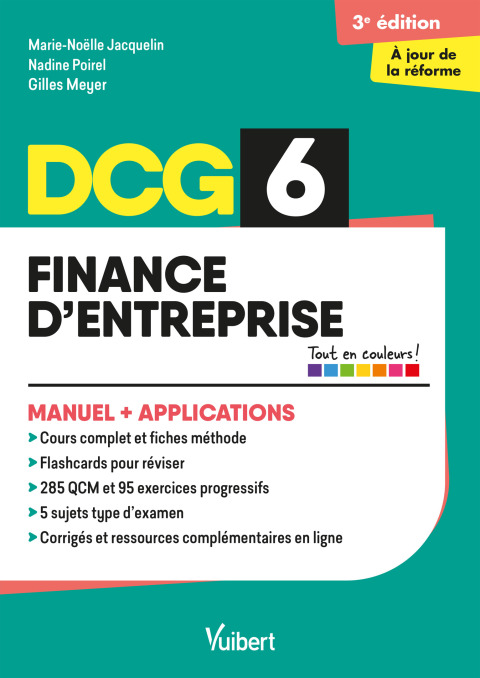 Cover image for book DCG 6 - Finance d'entreprise : Manuel et Applications - Réforme 2026-2027