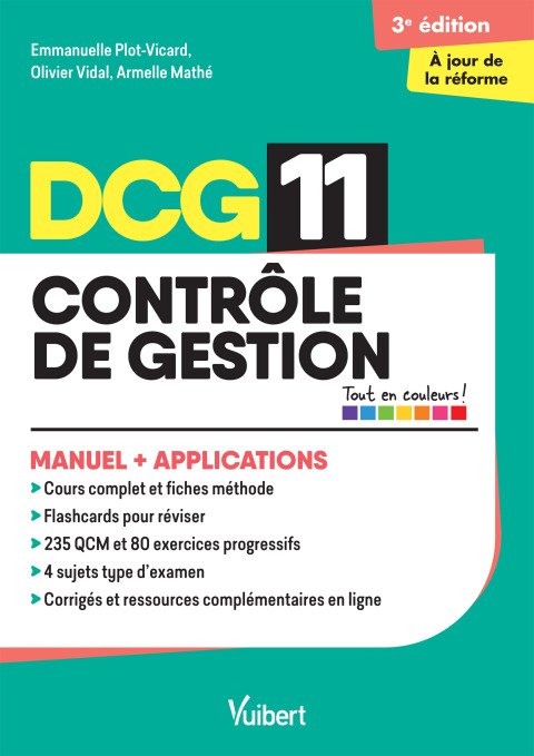 Cover image for book DCG 11- Contrôle de gestion : Manuel et Applications - Réforme 2026-2027