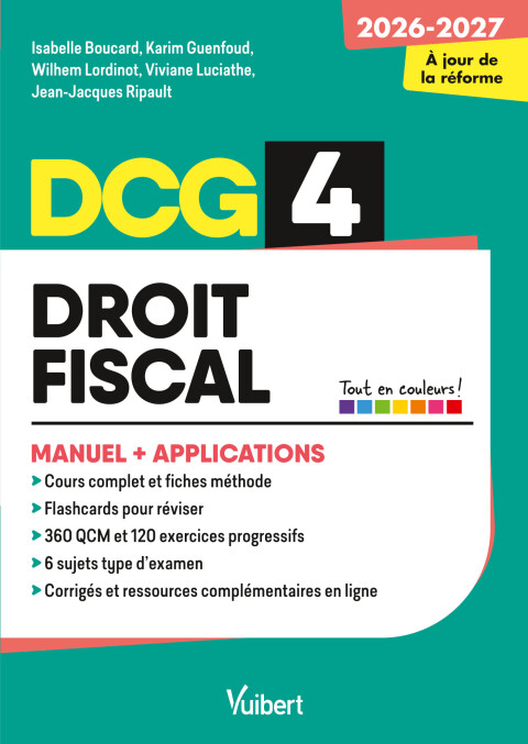 Cover image for book DCG 4 - Droit fiscal : Manuel et Applications - Réforme 2026-2027
