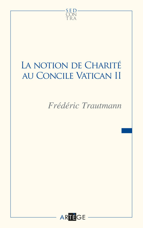 Cover image for book La notion de charité au concile Vatican II