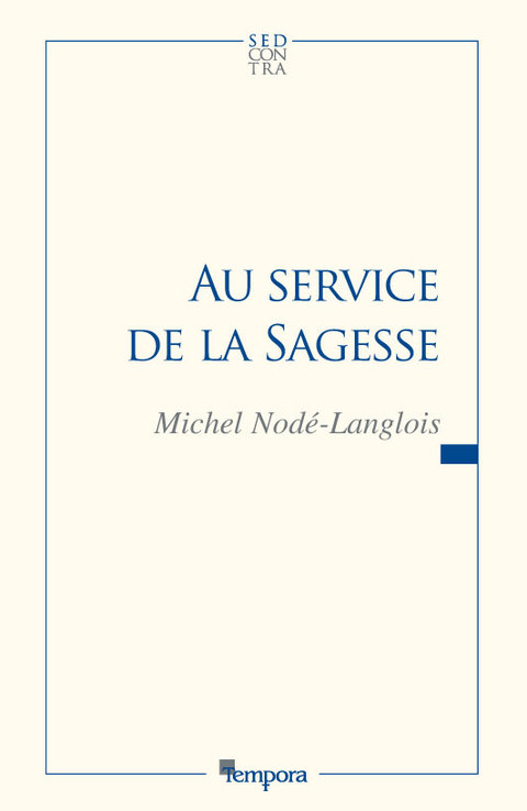 Cover image for book Au service de la sagesse