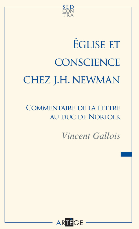 Cover image for book Église et conscience chez J.H. Newman