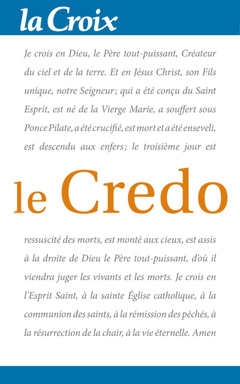 Cover image for book Le Credo