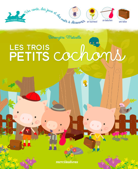 Cover image for book Les trois petits cochons