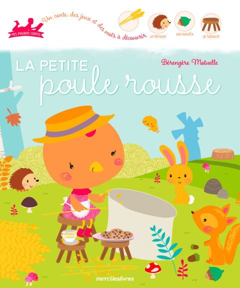 Cover image for book La petite poule rousse