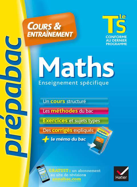 Cover image for book Maths Tle S enseignement spécifique - Prépabac Cours & entraînement