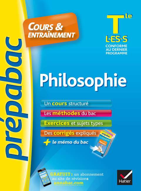 Cover image for book Philosophie Tle L, ES, S - Prépabac Cours & entraînement