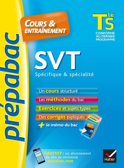 Cover image for book SVT Tle S spécifique & spécialité - Prépabac Cours & entraînement