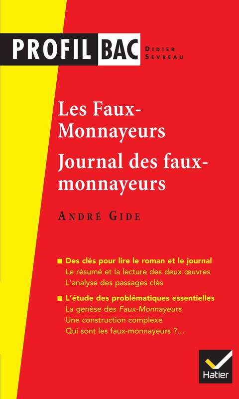 Cover image for book Profil - Gide : Les Faux-monnayeurs, Le Journal des faux-monnayeurs