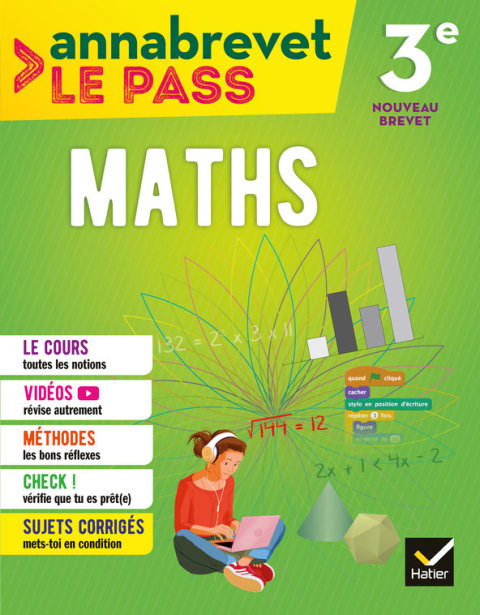 Cover image for book Annabrevet Le Pass - Maths 3e