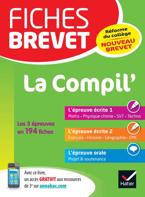 Cover image for book Fiches brevet La Compil' du brevet