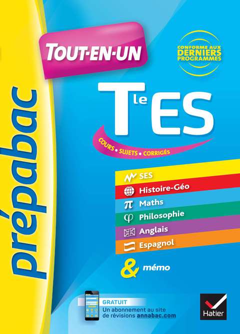 Cover image for book Prépabac Tout-en-un Tle ES