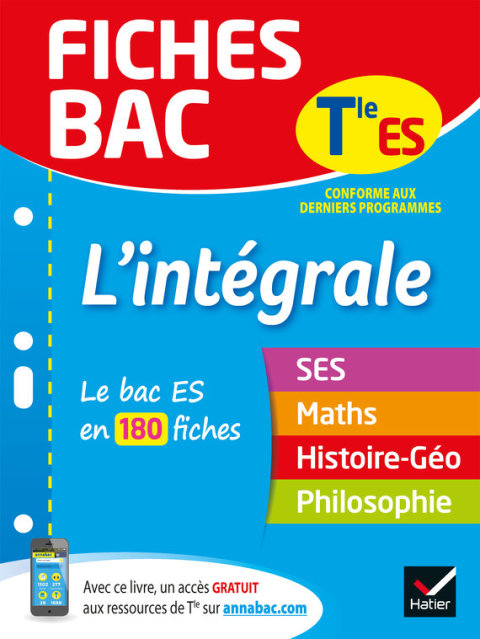 Cover image for book Fiches bac L'intégrale Tle ES