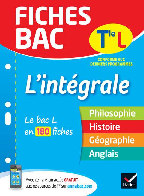 Cover image for book Fiches bac L'intégrale Tle L