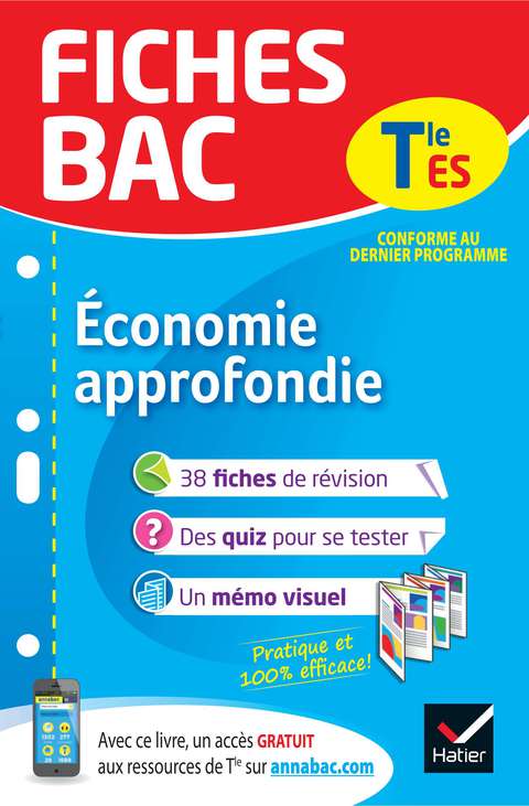 Cover image for book Fiches bac Économie approfondie Tle ES