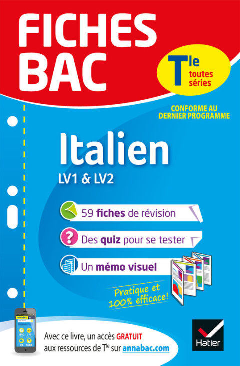 Cover image for book Fiches Bac Italien Tle (LV1 & LV2)