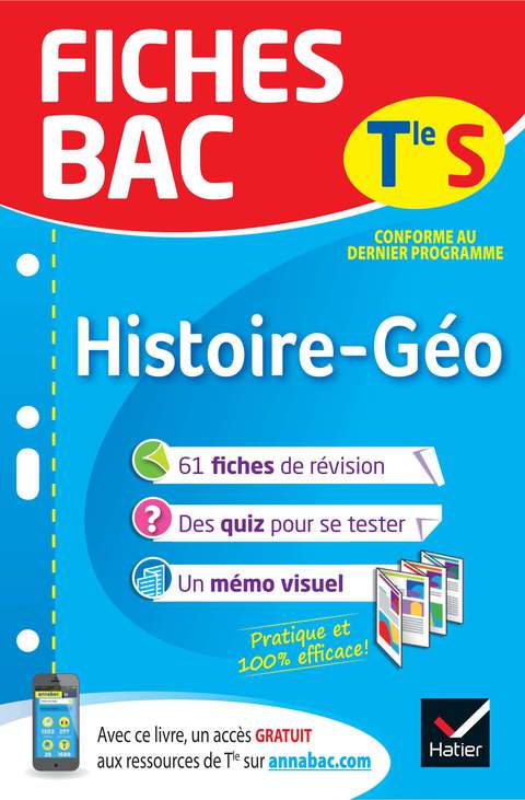 Cover image for book Fiches bac Histoire-Géographie Tle S