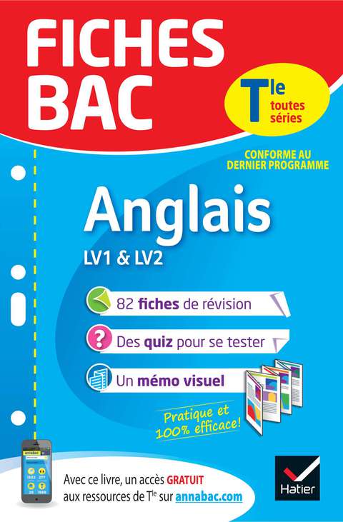Cover image for book Fiches bac Anglais Tle (LV1 & LV2)