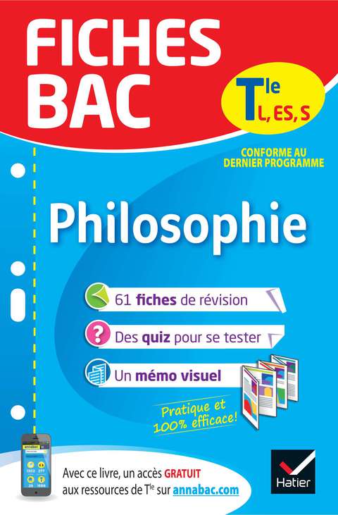 Cover image for book Fiches bac Philosophie Tle L, ES, S