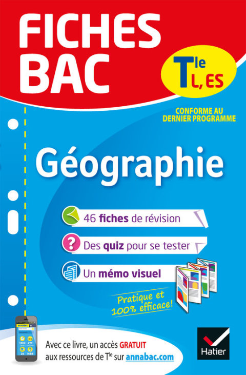 Cover image for book Fiches bac Géographie Tle L, ES