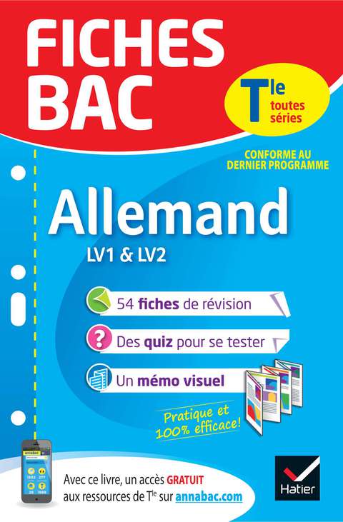 Cover image for book Fiches bac Allemand Tle (LV1 & LV2)