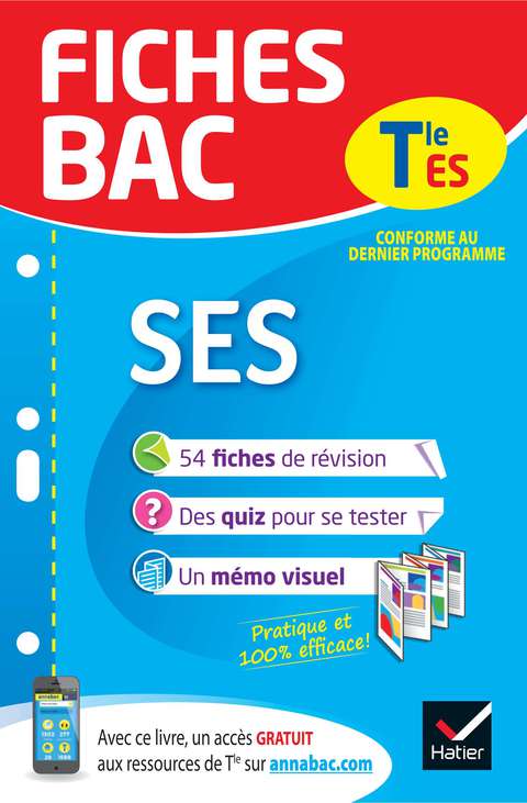 Cover image for book Fiches bac SES Tle ES