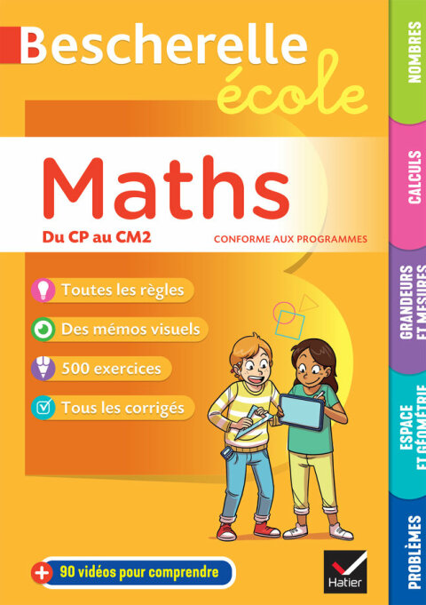 Cover image for book Bescherelle école - Maths (CP, CE1, CE2, CM1, CM2)