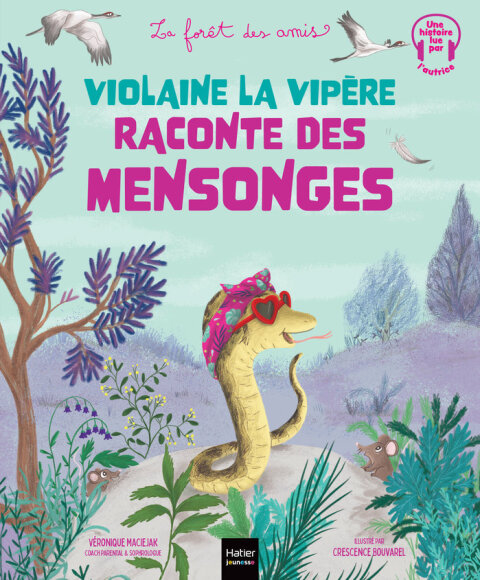 Cover image for book Violaine la vipère raconte des mensonges