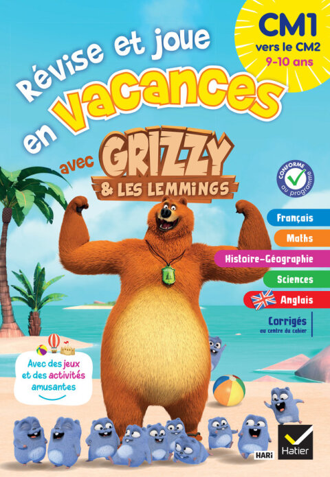Cover image for book Cahier de vacances Grizzy et les lemmings - CM1 vers le CM2