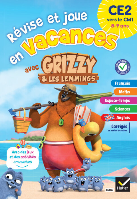 Cover image for book Cahier de vacances Grizzy et les lemmings - CE2 vers le CM1