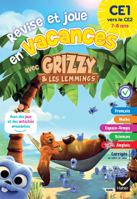 Cover image for book Cahier de vacances Grizzy et les lemmings - CE1  vers le CE2