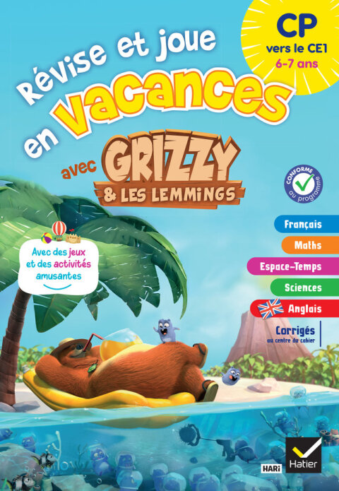 Cover image for book Cahier de vacances Grizzy et les lemmings - CP vers le CE1