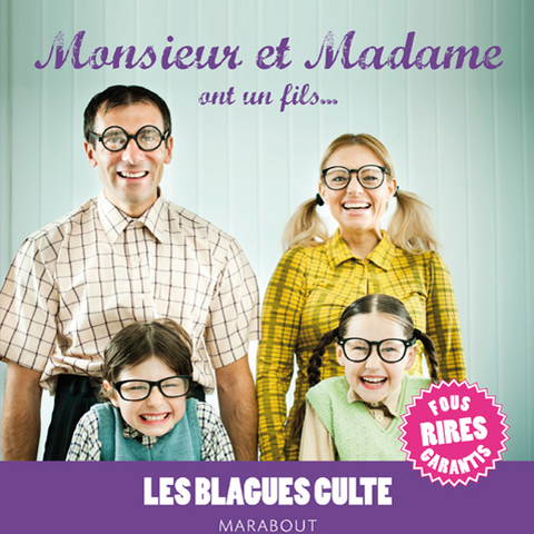 Cover image for book mini blagues cultes - spécial monsieur et madame ont un fils
