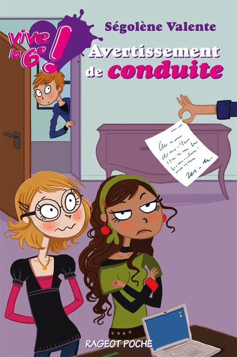 Cover image for book Vive la 6e : Avertissement de conduite