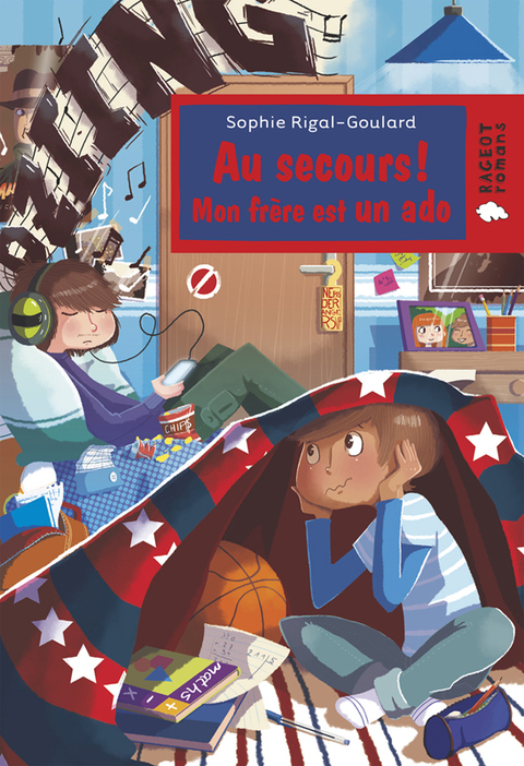 Cover image for book Au secours, mon frère est un ado