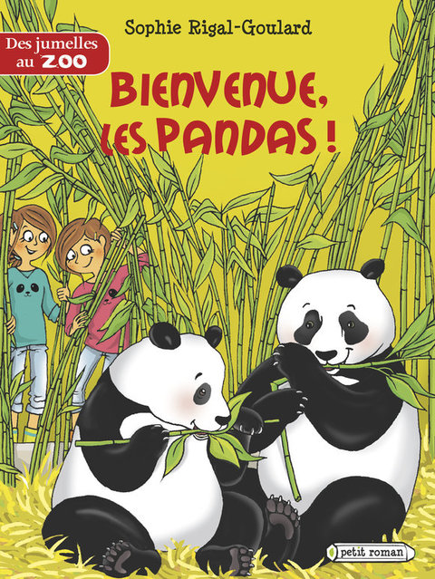 Cover image for book Des jumelles au zoo : Bienvenue, les pandas !