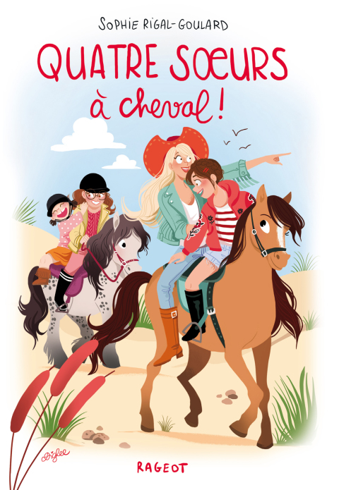 Cover image for book Quatre soeurs à cheval !