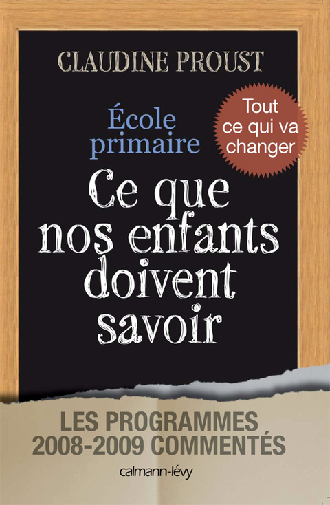 Cover image for book Ecole primaire Ce que nos enfants doivent savoir