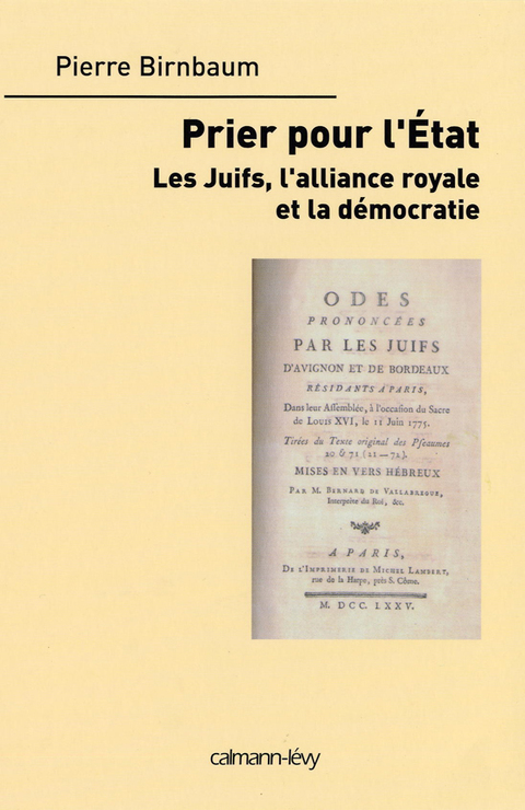 Cover image for book Priez pour l'état