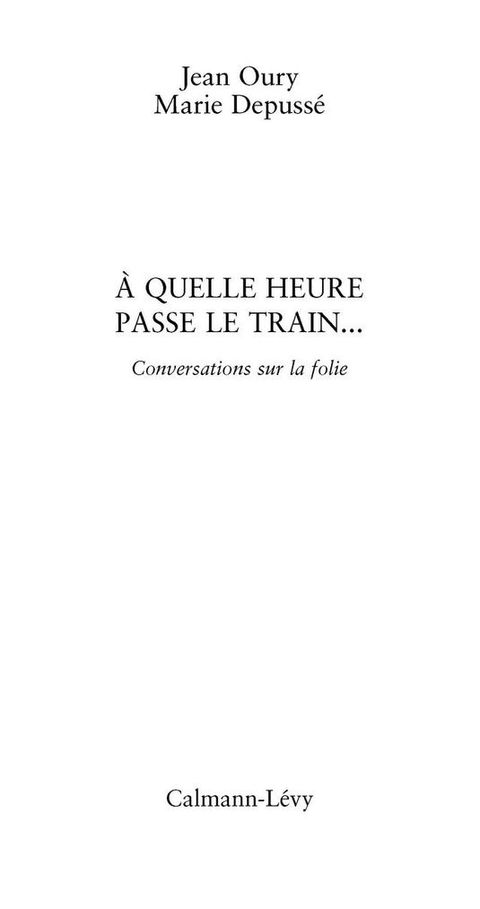 Cover image for book A quelle heure passe le train...