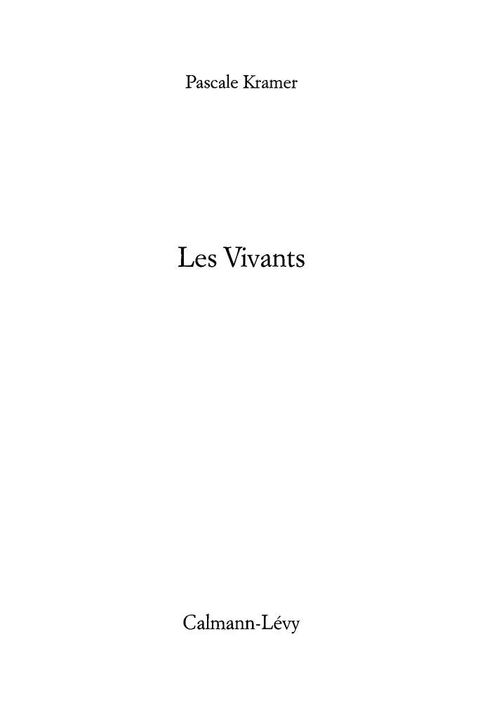 Cover image for book Les Vivants
