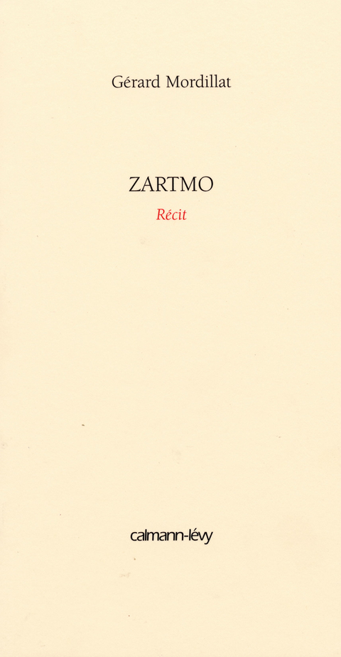 Cover image for book Zartmo