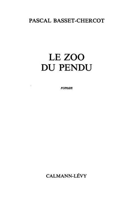 Cover image for book Le Zoo du pendu