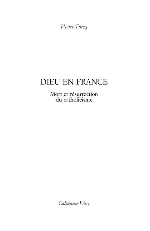Cover image for book Dieu en France